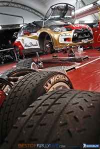 MICHELINOVA serija pnevmatik in ježevk za RALLY WRC 