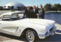 Po&#269;astitev petdesetletnice Chevroleta Corvette in astronavtov